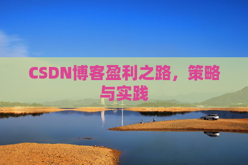 CSDN博客盈利之路，策略与实践